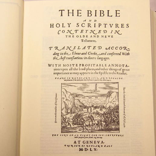 1560 Geneva Bible: First Edition - Xacred Treasures