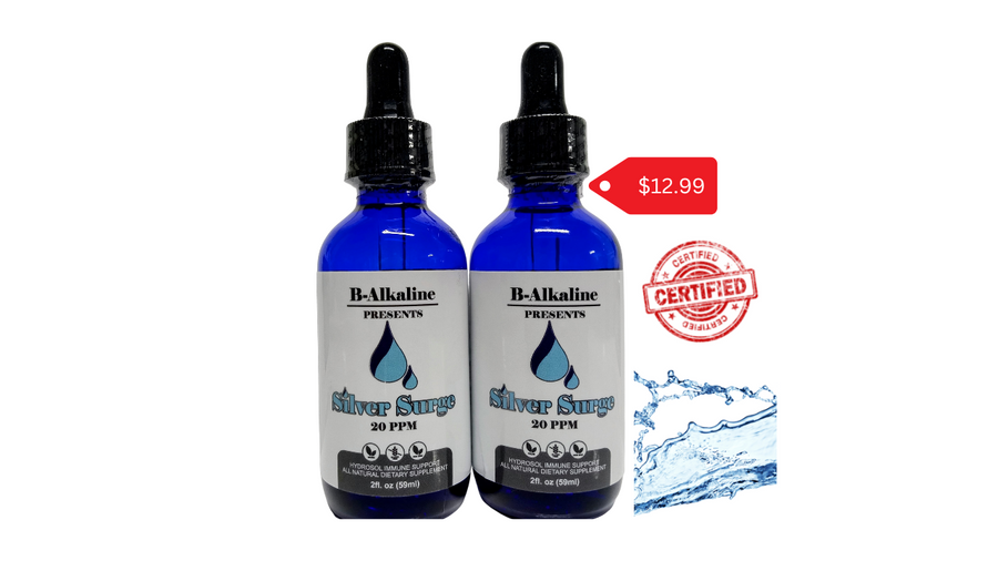 20 ppm Pure Colloidal Silver Water