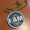 I AM Medallion or Customize with Rope Chain