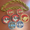 I AM Medallion or Customize with Rope Chain